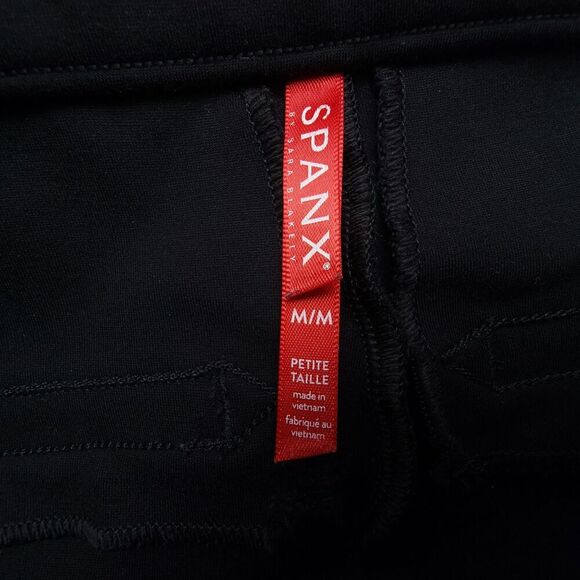 SPANX The Perfect Pant Ankle Back Seam Skinny Shaping Slimming Black Career MP - Picture 2 of 9